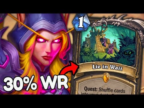 I Tried To Win With Hearthstone's Worst Deck... It Broke Me