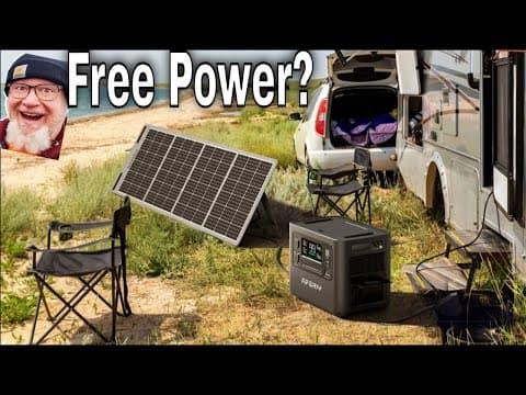 Solar Powered Generator - Power Through With The Aferiy P210