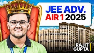 Jee Advanced Air- 1 Rajit Gupta 🔥exclusive Interview ⚡️