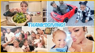 Mom Vlog: Thanksgiving Cookin Disaster, Chasing Bossy Kids, Family Game Night Chaos & More | Ellarie