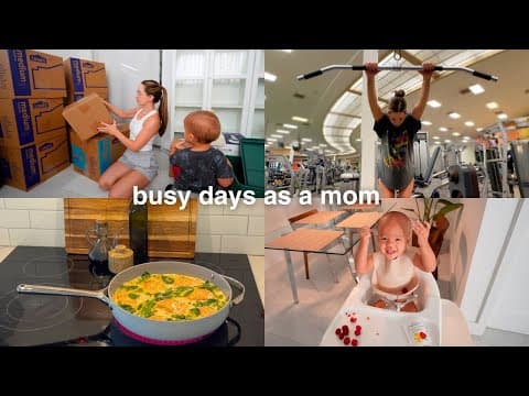 Busy Mom Vlog 🌼 Packing Up The House To Move, New House Walk Through, Gym Days, Being A Mom!