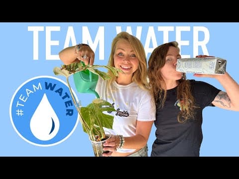We Tracked Every Drop Of Water We Used In 24 Hours! - #teamwater Challenge - Hailee And Kendra