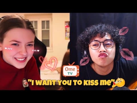 "i Want You To Kiss Me""😘 Singing! To Strangers On Ome/tv | [best Reaction]