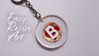 Resin Art For Beginners Step By Step | Easy Resin Keychain | Diy Resin Craft Ideas | Artshabits