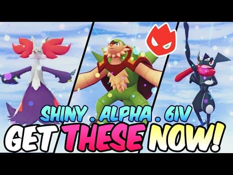 Get Shiny Alpha 6iv Kalos Starters Now In Pokemon Legends Za