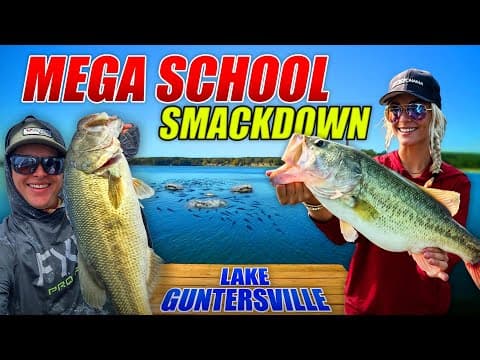 Mega School Bass Masterclass On Guntersville W/ Jacob Wall! Biggest School Of My Life!