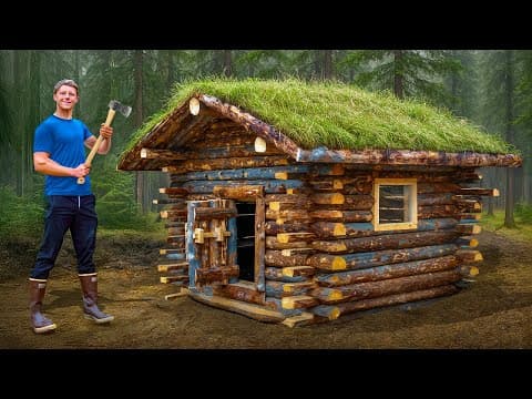I Built an Alaskan Survival Cabin
