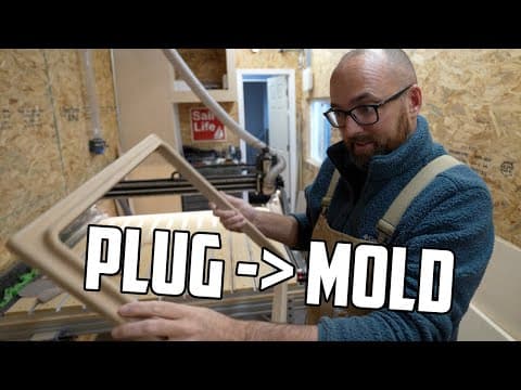 ⛵️ Plug To Mold To A Finished Part For Our Hurricane-damaged Catamaran.  Ep 660