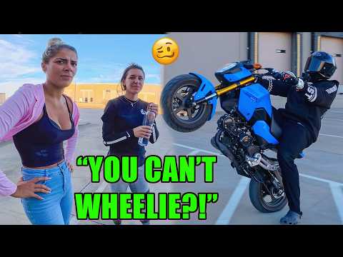 Learning How To Wheelie 😅| Impaktech Grom Cage Install