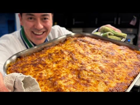 Cooking Lasagna For The Family