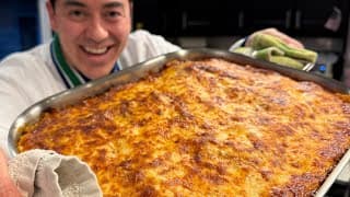 Cooking Lasagna For The Family