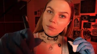 ASMR You’re My Client 💫 Freckles Face RP, Ear Piercing & Tattoo Studio