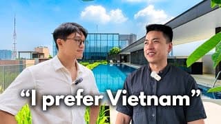 Why He Left Bangkok For Ho Chi Minh Vietnam! $1000/mo Condo Tour