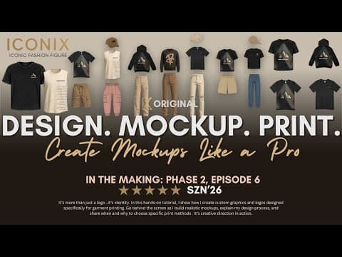 How To Make Fashion Mockups That Look Real!