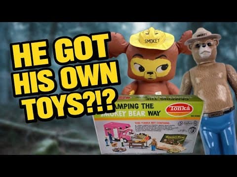 Proof They Made Smokey Bear Toys!