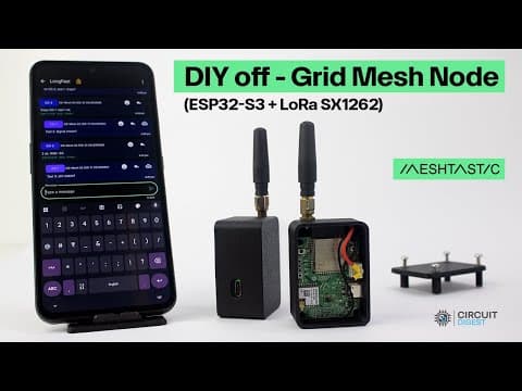 How To Build Your Own Private Off-grid Network Using Lora? - Meshtastic Using Esp32