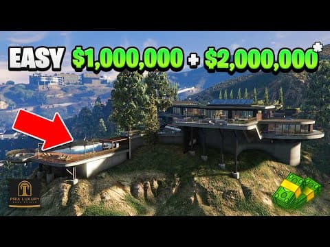 How To Get $1000000 Cash & $2000000 Mansion Discount | Gta Online