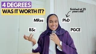 Do I Regret My 4 University Degrees - Is Academia Worth It?