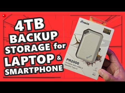 4tb Extra Storage For Android, Iphone, Laptop, Pc & Macbook - Biwin Pr2000 External Ssd 4tb