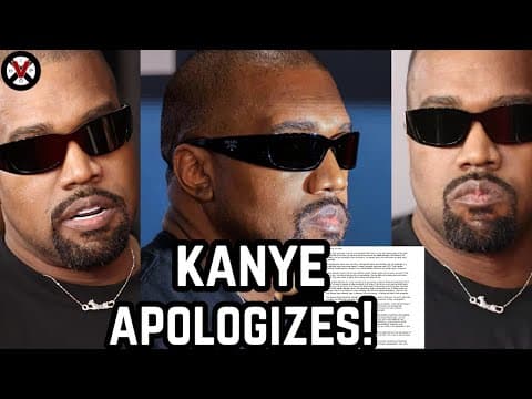 Kanye West Apologizes To The Black & Jewish Communities! Claims He Almost Took Himself Out!