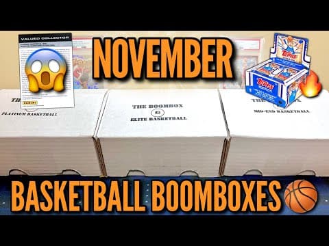 We Got The Auto Mojo!!! 😱🔥 November's Elite, Platinum, & Mid-end Basketball Boomboxes