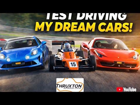 I’m Invited To The Fastest Racetrack In The Country (thruxton)  To Drive Some Incredible Cars!! ￼