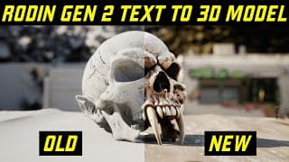Ai 3d Just Got Real — Rodin Gen 2 Vs Gen 1.5 (text/image-to-3d Test)