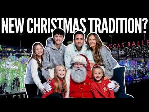 Our First Time At Enchant Christmas 2025! | Snow Slide, Light Maze And Holiday Fun!