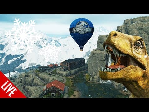 🔲 More Mesozoic Mountain Madness | Jurassic World Evolution 3 Sandbox Park Build Live