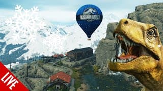 🔲 More Mesozoic Mountain Madness | Jurassic World Evolution 3 Sandbox Park Build Live