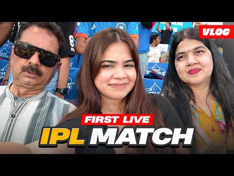 First Live Ipl Match Experience In The Stadium! 😍
