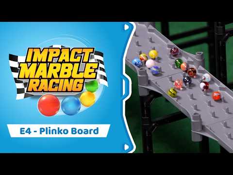Plinko Board Battle! | Impact Marble Racing Tournament E4