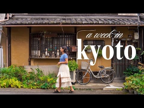7 Days In Kyoto 🇯🇵 A Japan Vlog