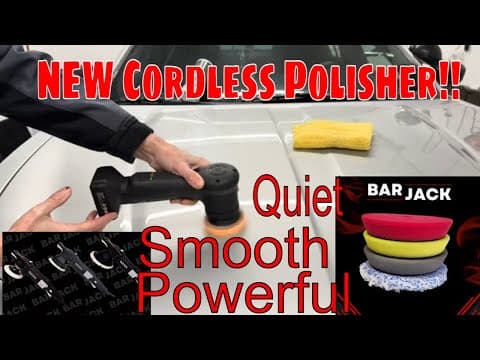 New!! Cordless 12mm Barjack Brushless Polisher: Initial Review!!