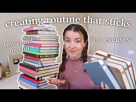How To Finally Stick With Journaling✏️ (building Routine & Staying Consistent) | How To Journal Ep 4