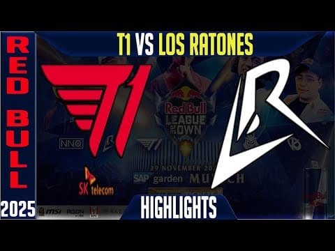 T1 Vs Lr Highlights | Red Bull League Of Its Own 2025 Game 6 | T1 Vs Los Ratones