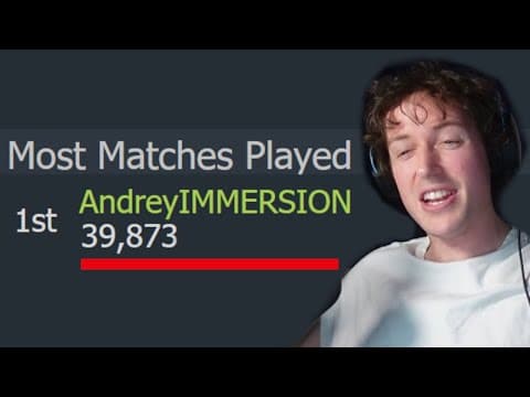 Most Dota Games Played Ever (and Herald 2)