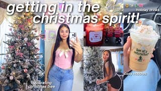 Getting In The Christmas Spirit!🎄setting Up Christmas Tree, Decor Shopping & Cozy Vibes