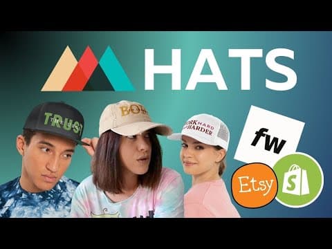 Printful Print On Demand Hats Review | Fourthwall Merch Shop