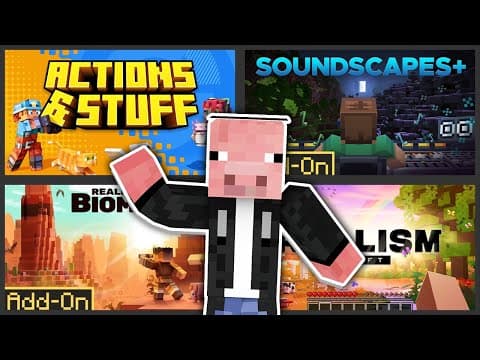 Enhancing Minecraft-actions And Stuff + Realistic Biomes + Realismcraft + More!!!