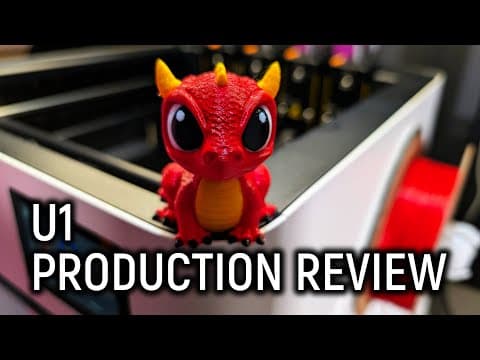Snapmaker U1 Production 3d Printer Review - Tool Changer!