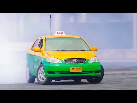 Bangkok Taxi Drivers Are Crazy! 600 Hp Taxi!
