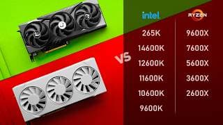 Older Cpus Vs Rx 9060 Xt & Rtx 5060 Ti - Mid-tier Cpu Scaling Benchmarks