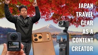 My Minimal Tech Travel Setup For Japan 🇯🇵 Dji Pocket 3 + Iphone 17 Pro Max With Bullstrap Review