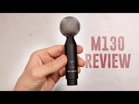Beyerdynamic M130 Review / Test (vs. M160, Sm7b, Ku5a, U87 Ai)