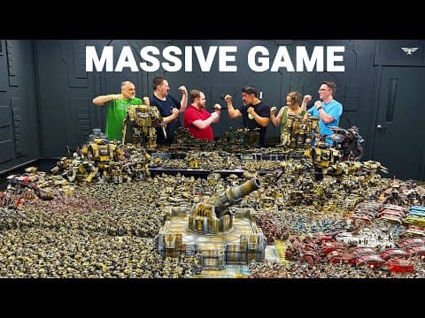 Preparing A 300,000 Pt Warhammer 40k Apocalypse Battle | Orks Vs Chaos