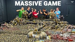 Preparing A 300,000 Pt Warhammer 40k Apocalypse Battle | Orks Vs Chaos