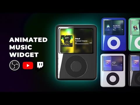 Streamers Need This "now Playing" Music Widget Overlay (twitch Youtube Kick)