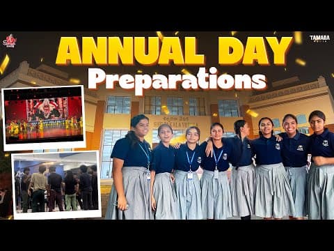 Annual Day Preparations || School 🏫 || Annual Day || Sahrudafruity