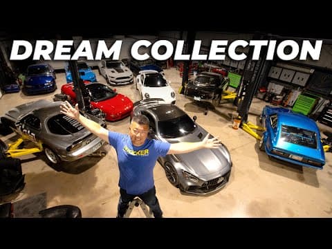 8,000sft Home Garage Bigger Than His House! (packed With Sports Cars!)